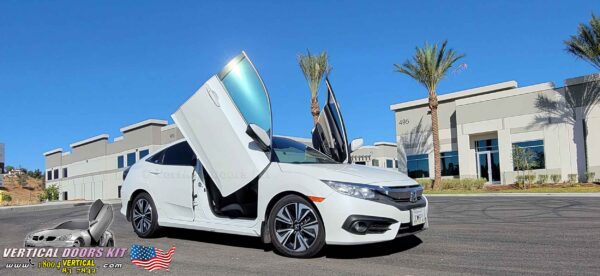 Honda Civic 2016-2021 2DR-4DR Lambo Vertical Doors Kit - VDCHC164DR - Image 7