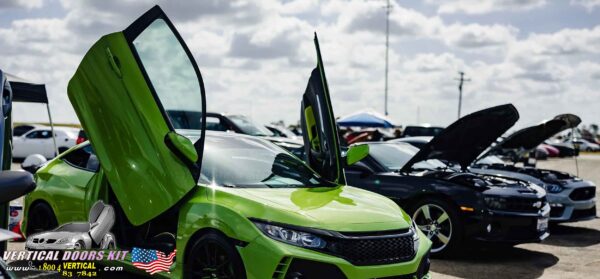 Honda Civic 2016-2021 2DR-4DR Lambo Vertical Doors Kit - VDCHC164DR - Image 2